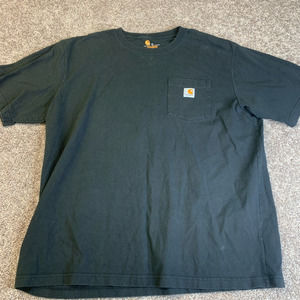 Carhartt Mens T-Shirt Gray Chicago Sullivan Center Pocket Original Fit Crew XL